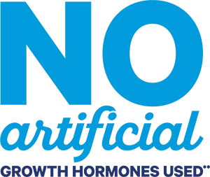 No artificial growth hormones used**