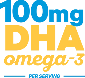 100mg DHA omega-3 per serving